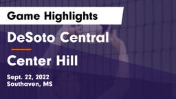 DeSoto Central  vs Center Hill  Game Highlights - Sept. 22, 2022