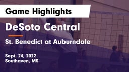 DeSoto Central  vs St. Benedict at Auburndale   Game Highlights - Sept. 24, 2022
