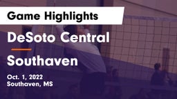 DeSoto Central  vs Southaven  Game Highlights - Oct. 1, 2022