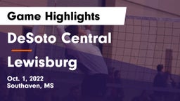 DeSoto Central  vs Lewisburg  Game Highlights - Oct. 1, 2022