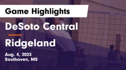 DeSoto Central  vs Ridgeland  Game Highlights - Aug. 4, 2023