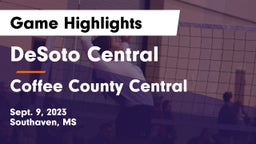 DeSoto Central  vs Coffee County Central  Game Highlights - Sept. 9, 2023