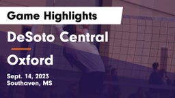 DeSoto Central  vs Oxford  Game Highlights - Sept. 14, 2023