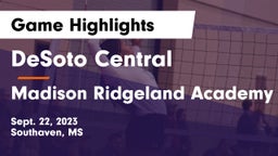 DeSoto Central  vs Madison Ridgeland Academy Game Highlights - Sept. 22, 2023