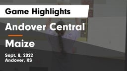 Andover Central  vs Maize  Game Highlights - Sept. 8, 2022