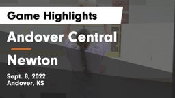 Andover Central  vs Newton  Game Highlights - Sept. 8, 2022