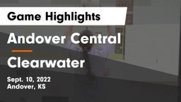 Andover Central  vs Clearwater  Game Highlights - Sept. 10, 2022
