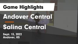 Andover Central  vs Salina Central Game Highlights - Sept. 13, 2022