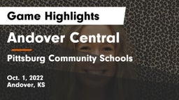 Andover Central  vs Pittsburg Community Schools Game Highlights - Oct. 1, 2022