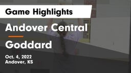 Andover Central  vs Goddard  Game Highlights - Oct. 4, 2022