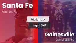 Matchup: Santa Fe  vs. Gainesville  2017