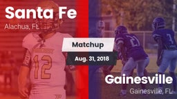 Matchup: Santa Fe  vs. Gainesville  2018