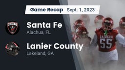 Recap: Santa Fe  vs. Lanier County  2023