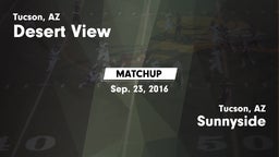 Matchup: Desert View High vs. Sunnyside  2016