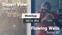Matchup: Desert View High vs. Flowing Wells  2016