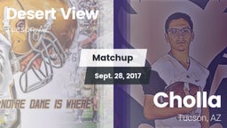 Matchup: Desert View High vs. Cholla  2017