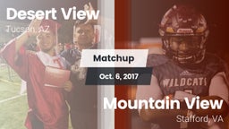 Matchup: Desert View High vs. Mountain View  2017