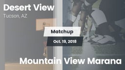 Matchup: Desert View High vs. Mountain View Marana 2018