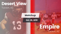 Matchup: Desert View High vs. Empire  2018