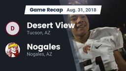 Recap: Desert View  vs. Nogales  2018