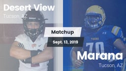 Matchup: Desert View High vs. Marana  2019