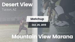 Matchup: Desert View High vs. Mountain View Marana 2019