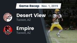 Recap: Desert View  vs. Empire  2019
