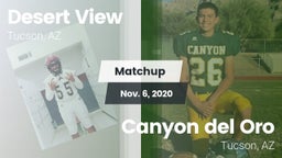 Matchup: Desert View High vs. Canyon del Oro  2020