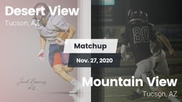 Matchup: Desert View High vs. Mountain View  2020