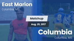 Matchup: East Marion High vs. Columbia  2016