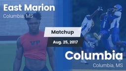 Matchup: East Marion High vs. Columbia  2017