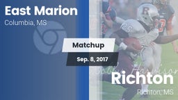 Matchup: East Marion High vs. Richton  2017