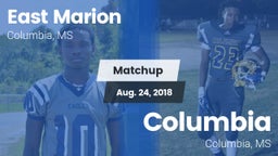 Matchup: East Marion High vs. Columbia  2018