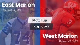 Matchup: East Marion High vs. West Marion  2018