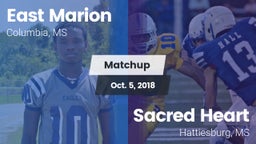 Matchup: East Marion High vs. Sacred Heart  2018