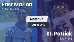 Matchup: East Marion High vs. St. Patrick  2019
