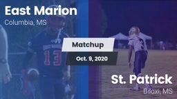 Matchup: East Marion High vs. St. Patrick  2020