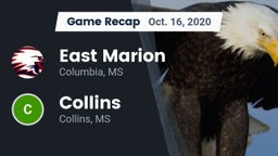 Recap: East Marion  vs. Collins  2020