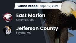Recap: East Marion  vs. Jefferson County  2021