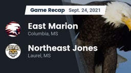 Recap: East Marion  vs. Northeast Jones  2021