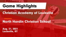 Christian Academy of Louisville vs North Hardin Christian School Game Highlights - Aug. 31, 2021