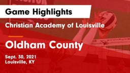 Christian Academy of Louisville vs Oldham County  Game Highlights - Sept. 30, 2021