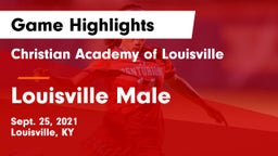 Christian Academy of Louisville vs Louisville Male  Game Highlights - Sept. 25, 2021