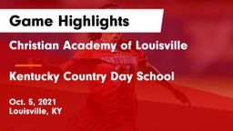 Christian Academy of Louisville vs Kentucky Country Day School Game Highlights - Oct. 5, 2021