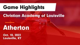 Christian Academy of Louisville vs Atherton  Game Highlights - Oct. 10, 2022
