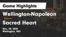 Wellington-Napoleon  vs Sacred Heart Game Highlights - Nov. 20, 2020