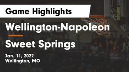 Wellington-Napoleon  vs Sweet Springs Game Highlights - Jan. 11, 2022