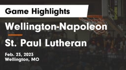 Wellington-Napoleon  vs St. Paul Lutheran  Game Highlights - Feb. 23, 2023