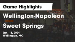 Wellington-Napoleon  vs Sweet Springs  Game Highlights - Jan. 18, 2024