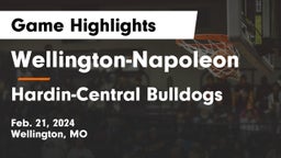 Wellington-Napoleon  vs Hardin-Central Bulldogs Game Highlights - Feb. 21, 2024